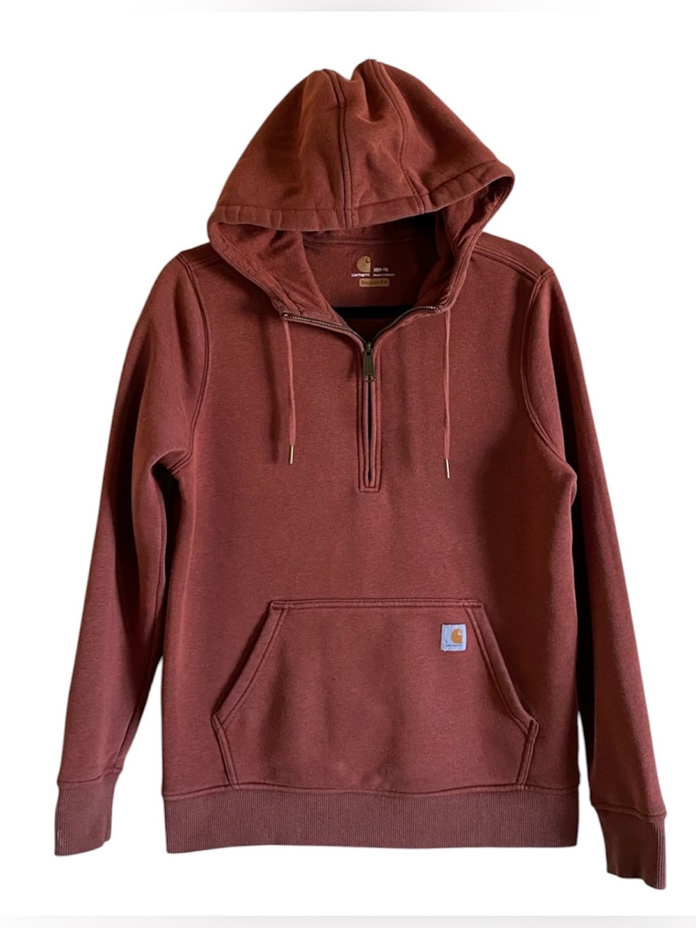 Women’s CARHARTT 1/4 Zip Up Hoodie M